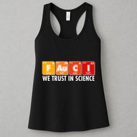 Dr Fauci We Trust In Science Periodical Table Elements Womens Tank Top