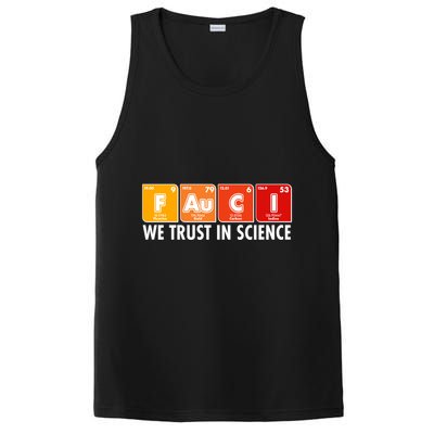 Dr Fauci We Trust In Science Periodical Table Elements PosiCharge Competitor Tank