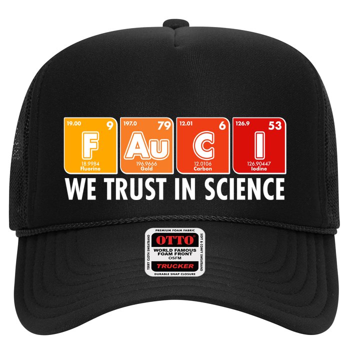 Dr Fauci We Trust In Science Periodical Table Elements Hat