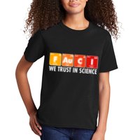 Dr Fauci We Trust In Science Periodical Table Elements Kids T-Shirt