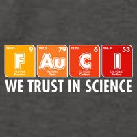 Dr Fauci We Trust In Science Periodical Table Elements Vector Backpack