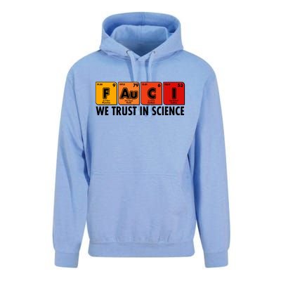 Dr Fauci We Trust In Science Periodical Table Elements Unisex Surf Hoodie