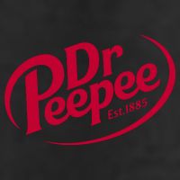 Dr Peepee Soda Pop Logo Adult Drive Performance Visor