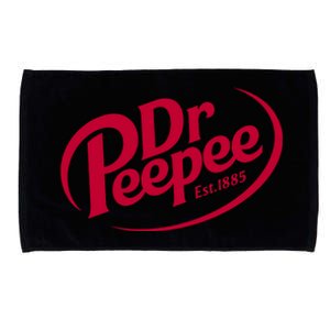 Dr Peepee Soda Pop Logo Microfiber Hand Towel