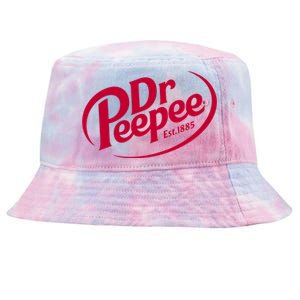 Dr Peepee Soda Pop Logo Tie-Dyed Bucket Hat