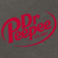 Dr Peepee Soda Pop Logo Cotton Canvas Backpack