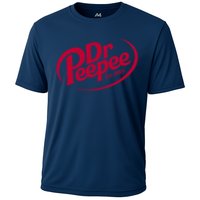 Dr Peepee Soda Pop Logo Cooling Performance Crew T-Shirt
