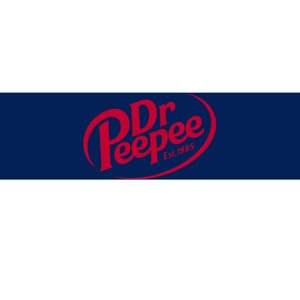 Dr Peepee Soda Pop Logo Bumper Sticker