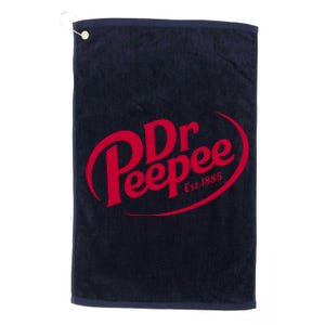 Dr Peepee Soda Pop Logo Platinum Collection Golf Towel