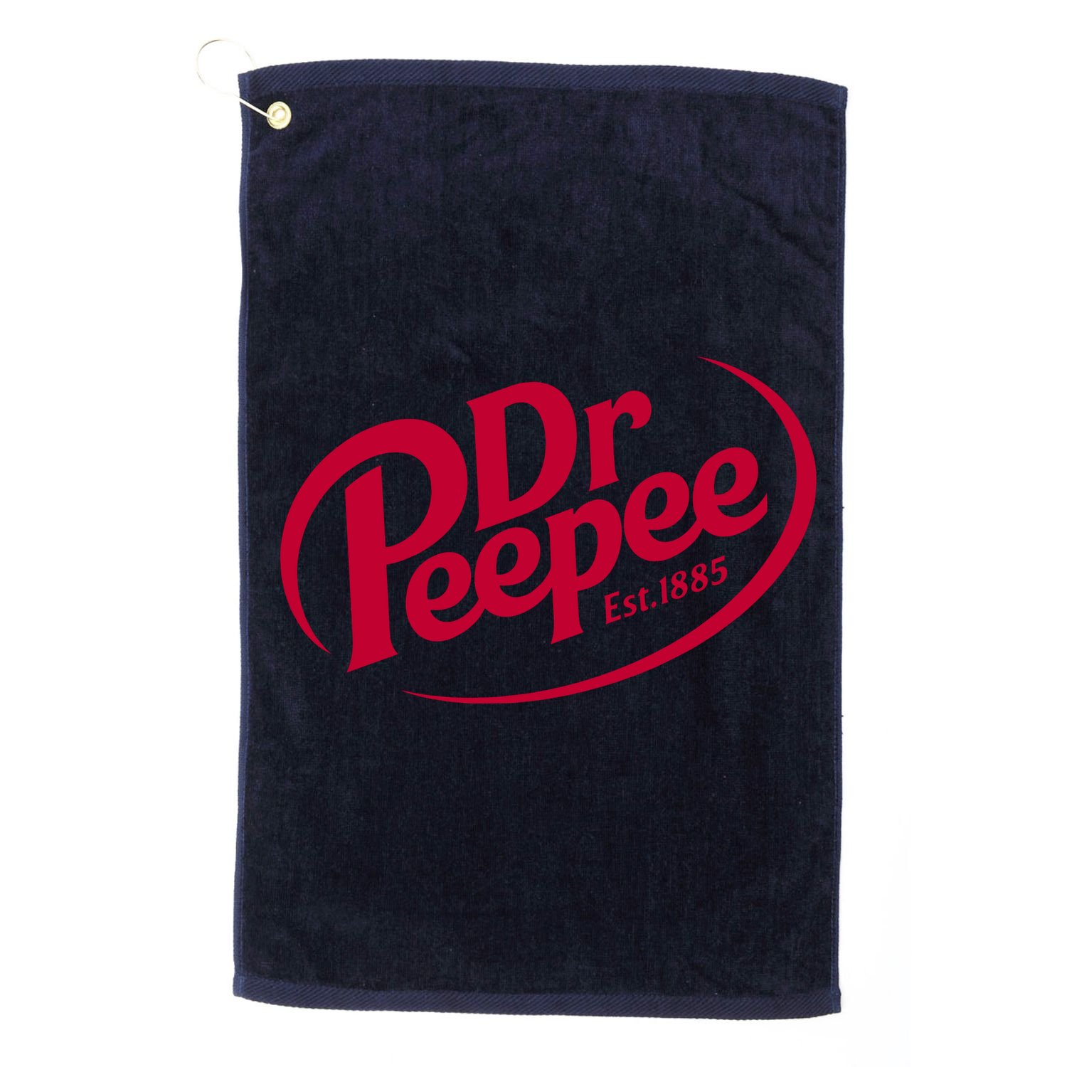 Dr Peepee Soda Pop Logo Golf Towel