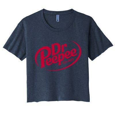 Dr Peepee Soda Pop Logo Crop Top