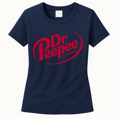 Dr Peepee Soda Pop Logo Womens T-Shirt