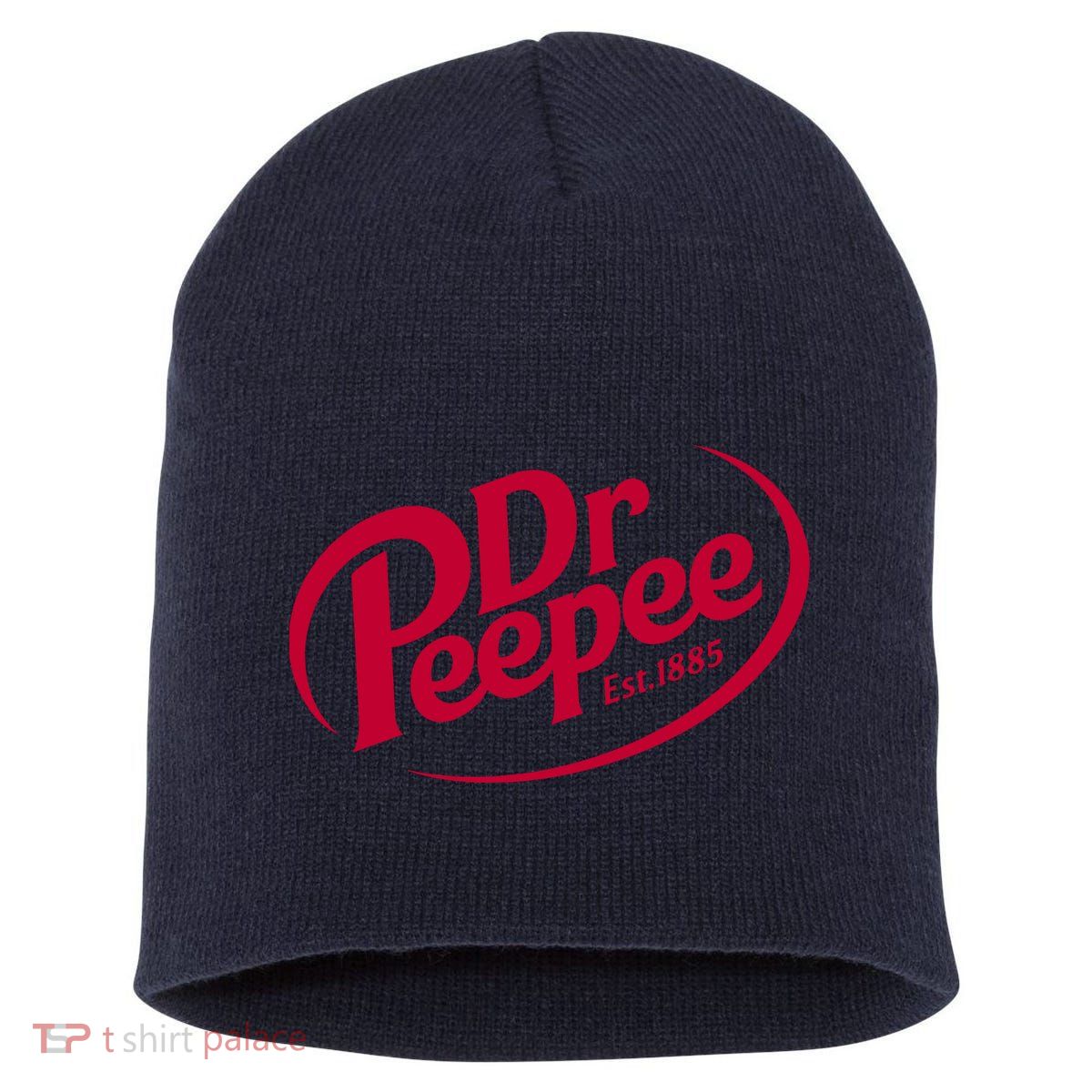 Dr Peepee Soda Pop Logo Short Acrylic Beanie