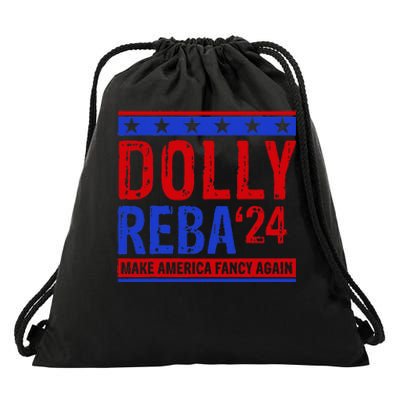 D.O.L.L.Y R.E.B.A 24 Make America Fancy Again Drawstring Bag