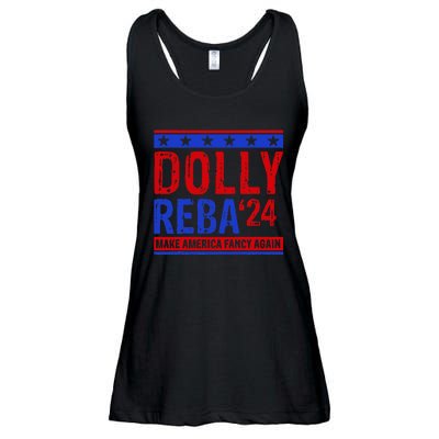 D.O.L.L.Y R.E.B.A 24 Make America Fancy Again Ladies Essential Flowy Tank