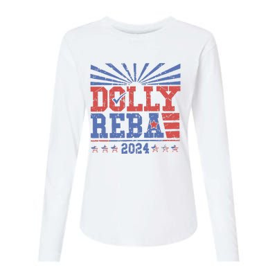 Dolly Reba 2024 Womens Cotton Relaxed Long Sleeve T-Shirt