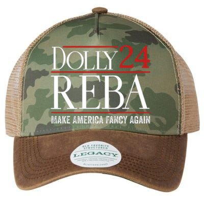 Dolly Reba 2024 Make America Fancy Again Legacy Tie Dye Trucker Hat