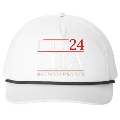 Dolly Reba 2024 Make America Fancy Again Snapback Five-Panel Rope Hat