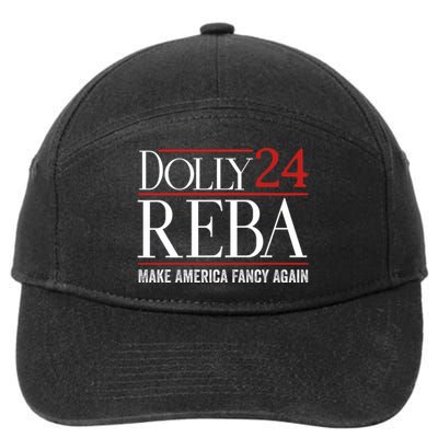 Dolly Reba 2024 Make America Fancy Again 7-Panel Snapback Hat