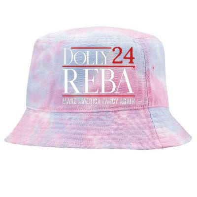 Dolly Reba 2024 Make America Fancy Again Tie-Dyed Bucket Hat