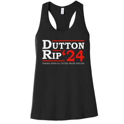 D.U.T.T.O.N Rip 2024 President Day Women's Racerback Tank