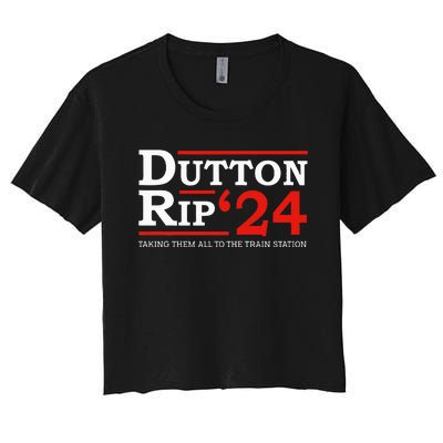 D.U.T.T.O.N Rip 2024 President Day Women's Crop Top Tee