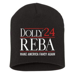 Dolly Reba 2024 Make America Fancy Again Short Acrylic Beanie