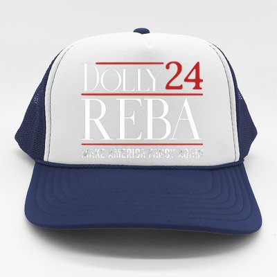 Dolly Reba 2024 Make America Fancy Again Trucker Hat