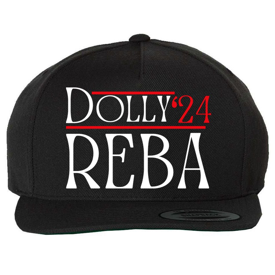 Dolly Reba 2024 Funny Political Wool Snapback Cap