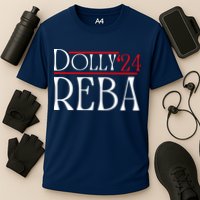 Dolly Reba 2024 Funny Political Cooling Performance Crew T-Shirt