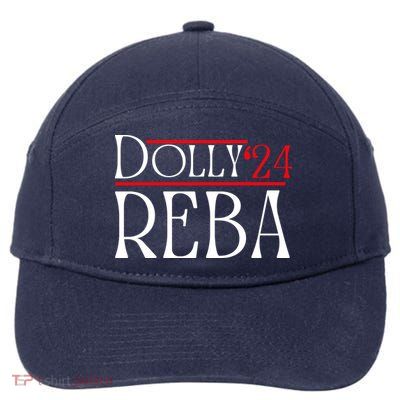 Dolly Reba 2024 Funny Political 7-Panel Snapback Hat