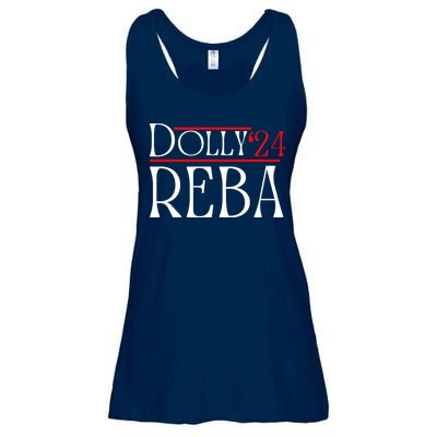 Dolly Reba 2024 Funny Political Ladies Essential Flowy Tank