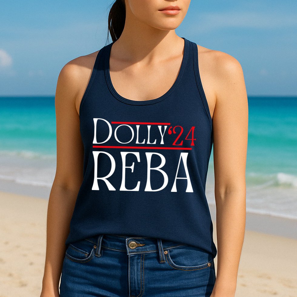Dolly Reba 2024 Funny Political Womens Tank Top
