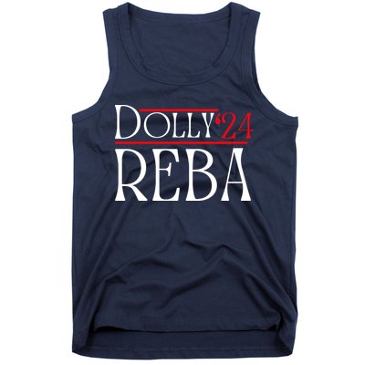 Dolly Reba 2024 Funny Political Tank Top