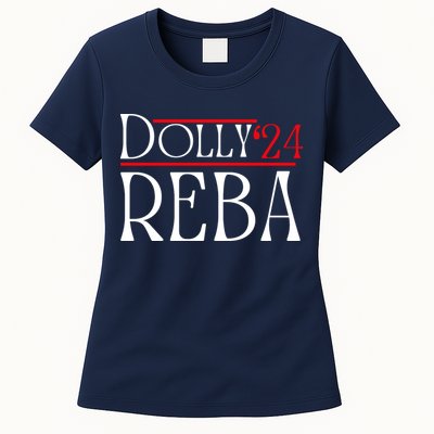 Dolly Reba 2024 Funny Political Womens T-Shirt