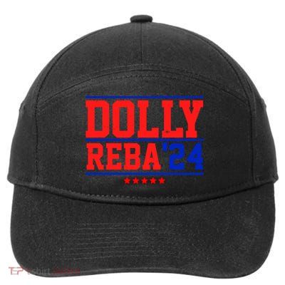 Dolly Reba 2024 Funny Political 7-Panel Snapback Hat