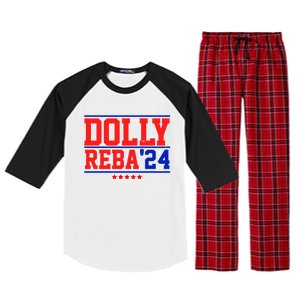 Dolly Reba 2024 Funny Political Raglan Sleeve Pajama Set