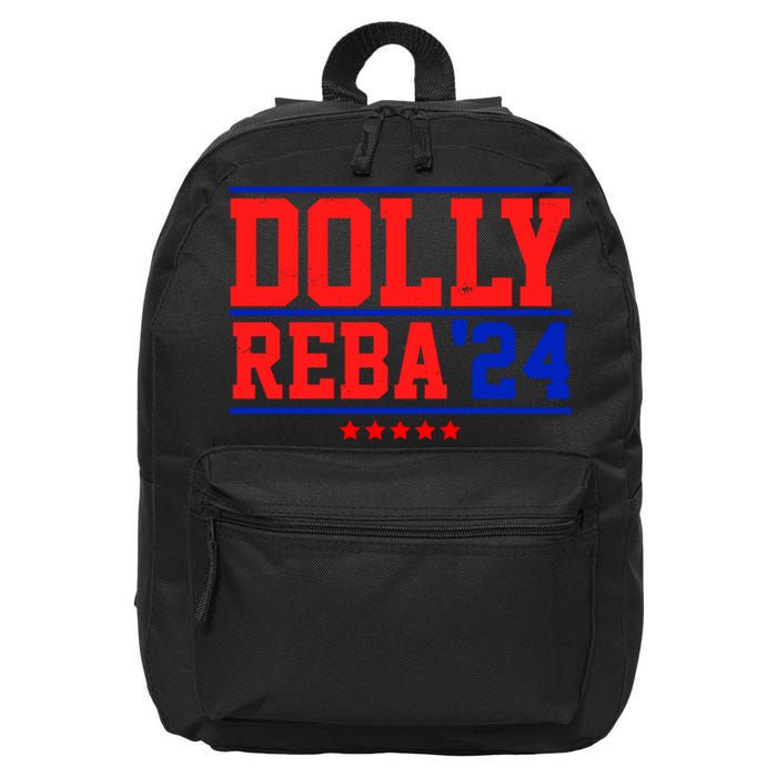 Dolly Reba 2024 Funny Political 16 in Basic Backpack