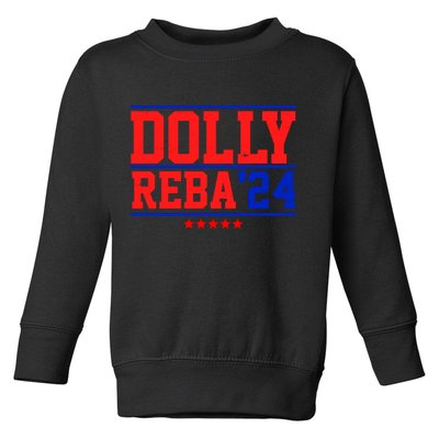 Dolly Reba 2024 Funny Political Toddler Sweatshirt