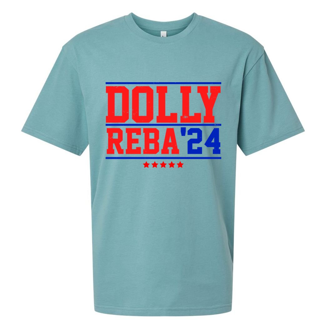 Dolly Reba 2024 Funny Political Sueded Cloud Jersey T-Shirt