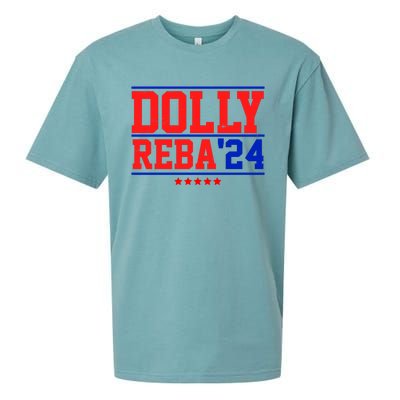 Dolly Reba 2024 Funny Political Sueded Cloud Jersey T-Shirt