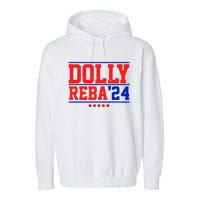 Dolly Reba 2024 Funny Political Garment-Dyed Fleece Hoodie