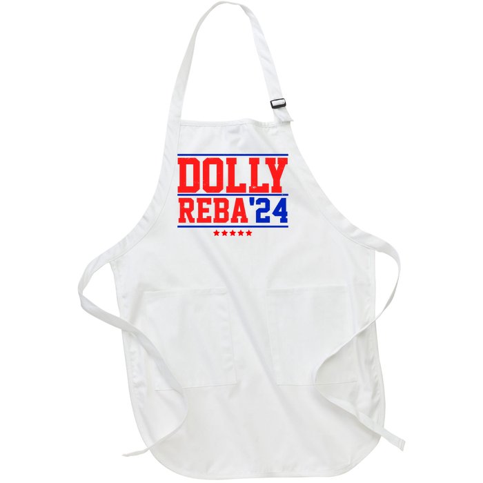 Dolly Reba 2024 Funny Political Full-Length Apron With Pockets