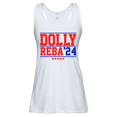 Dolly Reba 2024 Funny Political Ladies Essential Flowy Tank