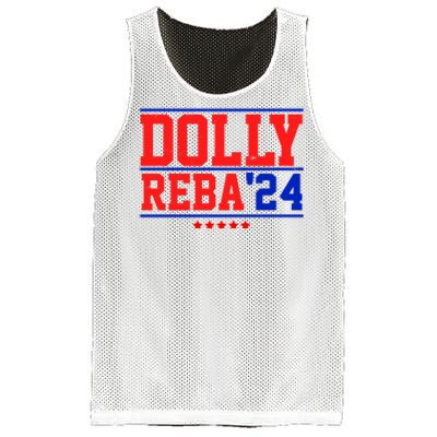 Dolly Reba 2024 Funny Political Mesh Reversible Basketball Jersey Tank