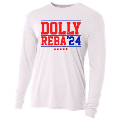 Dolly Reba 2024 Funny Political Cooling Performance Long Sleeve Crew