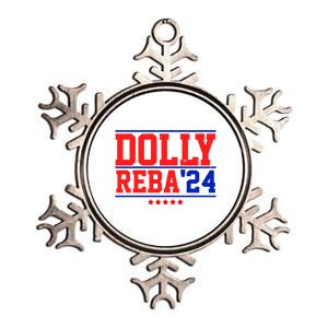 Dolly Reba 2024 Funny Political Metallic Star Ornament