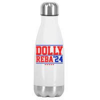 Dolly Reba 2024 Funny Political Stainless Steel Insulated Water Bottle