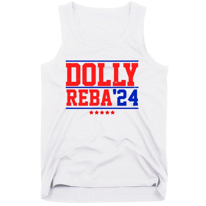 Dolly Reba 2024 Funny Political Tank Top