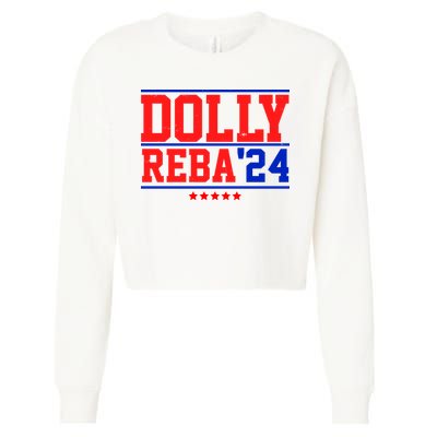 Dolly Reba 2024 Funny Political Cropped Pullover Crew